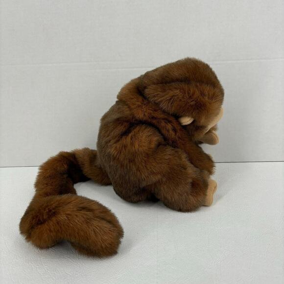 Folkmanis Monkey Chimp Hand Puppet Full Body Plush Long Tail 10 Inch - Picture 6 of 12
